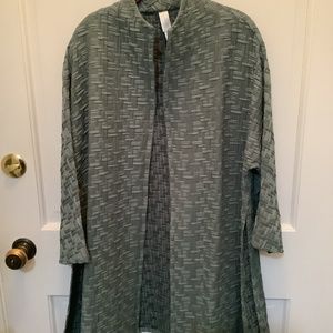 Marla Wynne Teal Colored Topper for Spring - Wear Now - Size M - Runs Large